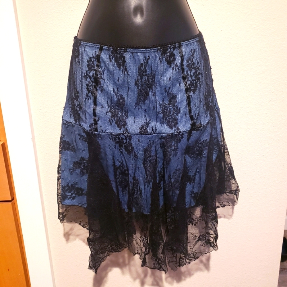 SOLD Morbid Threads Lace Skirt Y2k Vintage Hot Topic Gothic Rare
